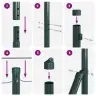 Aed Koos Postidega Roheline 1.6 X 25 M Teras Aed Koos Postidega Roheline 1.6 X 25 M Teras