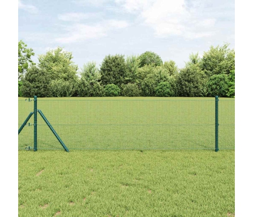 Tvora Su Stulpais Žalia 0.8 X 50 M Plienas