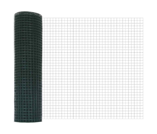 Tvora Su Stulpais Žalia 0.8 X 50 M Plienas