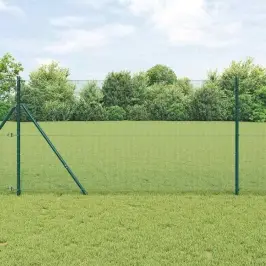 Tvora Su Stulpais Žalia 1 X 50 M Plienas