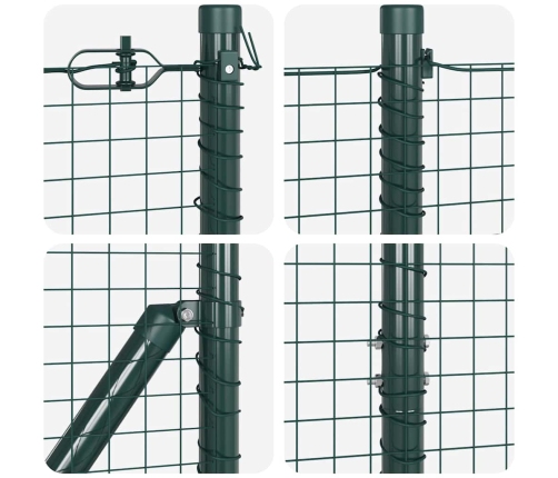 Aed Koos Postidega Roheline 1.2 X 50 M Teras
