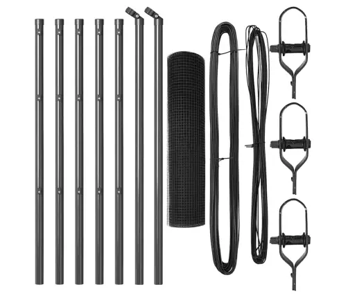 Tvorelės Stulpas Pilka 10 X 0,8 M (25 X 25 Mm Tinklas)