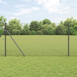 Žogs Ar Stabiem. Pelēka 1 X 10 M Tērauds Vidaxl