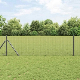 Tvora Su Stulpais Pilka 0.5 X 25 M Plienas