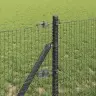 Žoga Stabu Kompleks 2 Gab. Pelēks Metāls 25 X 0.5 M Izturīgs Vidaxl