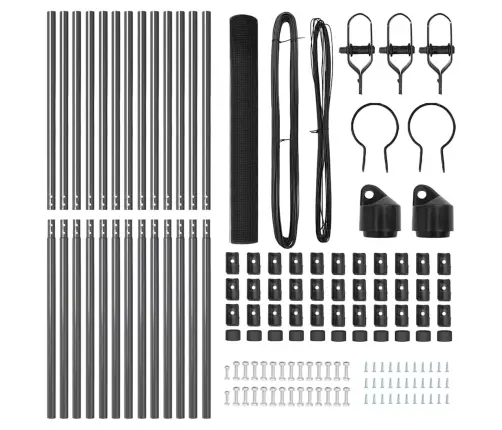 Aiapost Hall 25 X 1,4 M (19 X 19 Mm Võrk) Terased Ja Pvc
