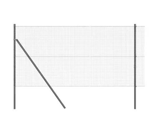Tvora Su Stulpais Pilka 1.4 X 25 M Plienas