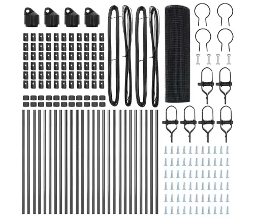 Aiapost Hall 50 X 0,4 M (16 X 16 Mm Mesh) Terased Ja Pvc