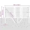 Aed Koos Postidega Hall 0.8 X 50 M Teras