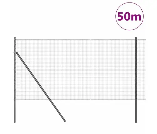 Aiapost Hall 50 X 1 M (25 X 25 Mm Võrk) Terased Ja Pvc