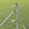 Aed Koos Postidega Hõbedane 0.5 X 10 M Teras