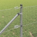 Metinātā Metāla Siena Ar 13 Tapu 0.6X25 M Cinkota Tērauda Vidaxl