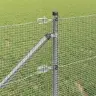 Metinātā Metāla Siena Ar 13 Tapu 0.6X25 M Cinkota Tērauda Vidaxl