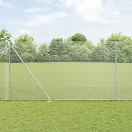 Tvora Su Stulpais Sidabro 1.5 X 25 M Plienas
