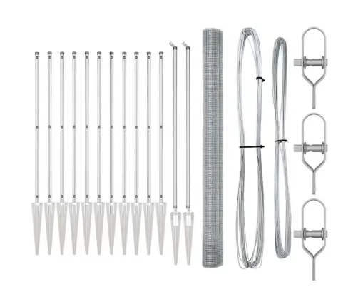 Savilkts Stieples Žogs Ar 13 Spicēm 1.5X25 M Cinkots Tērauds Vidaxl