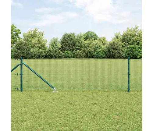 Tvora Su Stulpais Žalia 0.8 X 10 M Plienas