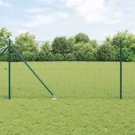 Žogs Ar Stabiem. Zaļa 1 X 10 M Tērauds Vidaxl