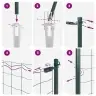 Tvora Su Stulpais Žalia 0.5 X 25 M Plienas