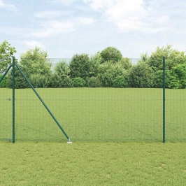Žogs Ar Stabiem. Zaļa 1.5 X 25 M Tērauds Vidaxl