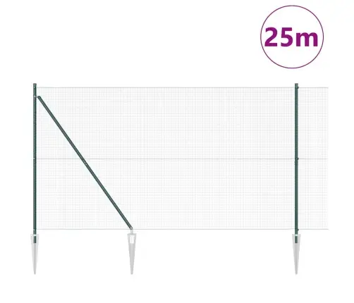Tvorelės Stulpas Žalia 25 X 1,6 M (16 X 16 Mm Tinklelis)