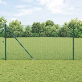 Žogs Ar Stabiem. Zaļa 1.2 X 50 M Tērauds Vidaxl
