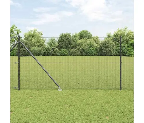 Žogu Stabu Komplekts 2 Gabali Melns Tērauds 10 X 1 M Izturīgs Vidaxl