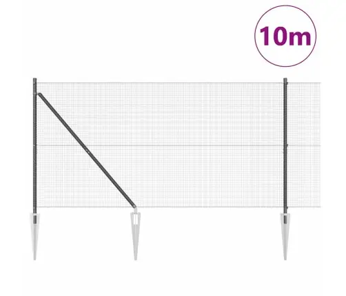 Aiapost Hall 10 X 1,4 M (16 X 16 Mm Võrkkate) Terased Ja Pvc