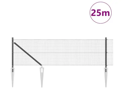 Aiapost Hall 25 X 0,4 M (12 X 12 Mm Mesh) Terased Ja Pvc