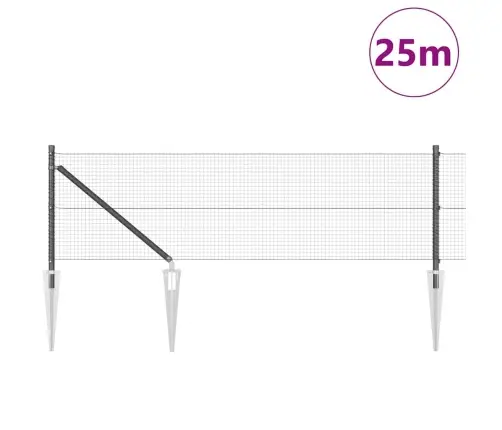 Aed Koos Postidega Hall 0.8 X 25 M Teras