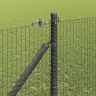 Metinātā Stieple Ar 13 Enkuriem Pelēkā 1.4X25 M Tērauda Vidaxl