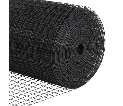 Metāla Žogs Ar 13 Naglu Stiprinājumiem Pelēkā Krāsā 0.4 X 50 M Vidaxl