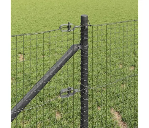 Tvora Su Stulpais Pilka 0.5 X 50 M Plienas