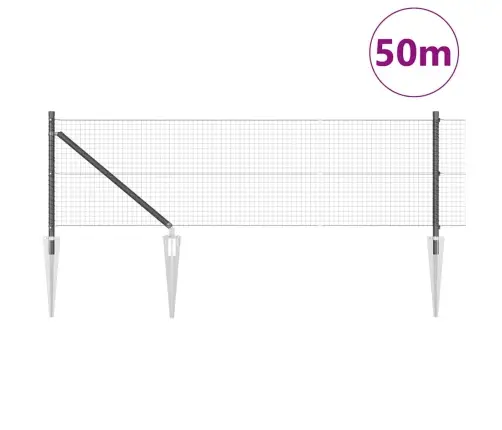 Tvorelės Stulpas Pilka 50 X 0,6 M (25 X 25 Mm Tinklelis)