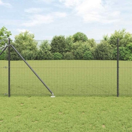 Tvora Su Stulpais Pilka 1.2 X 50 M Plienas