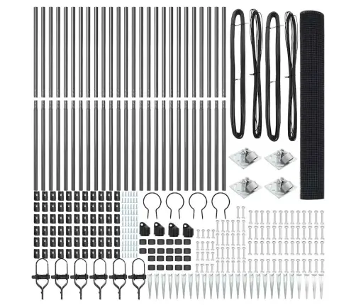 Metinātais Stiepļu Žogs Ar 13 Kājām Pelēks 1.2X50 M Tērauds Vidaxl
