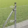 Žoga Stabu Komplekts 10 X 0.5 M 2 Gabali Cinkots Tērauds Vidaxl