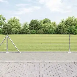Tvora Su Stulpais Sidabro 0.5 X 10 M Plienas