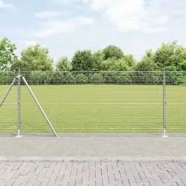 Tvora Su Stulpais Sidabro 0.8 X 10 M Plienas