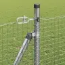 Tvora Su Stulpais Sidabro 0.8 X 10 M Plienas
