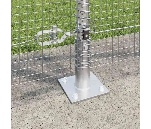 Tvora Su Stulpais Sidabro 1.2 X 10 M Plienas