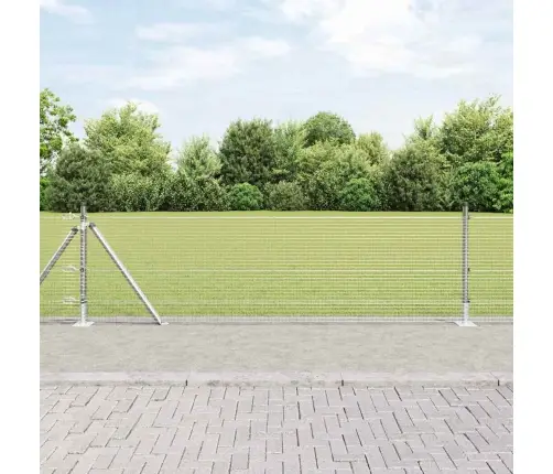 Žogu Stabu Komplekts 2 Gabali Cinkots Tērauds 25 X 0.5 M Izturīgs Vidaxl