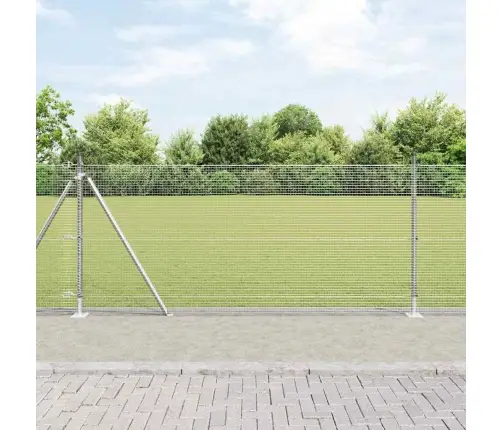 Aiapost Hõbedane 25 X 0,8 M (16 X 16 Mm Võrgus) Teras