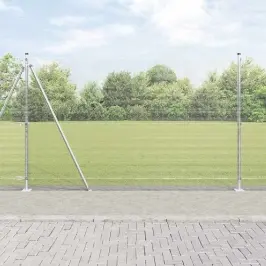 Žogs Ar Stabiem. Sudraba 1.5 X 25 M Tērauds Vidaxl
