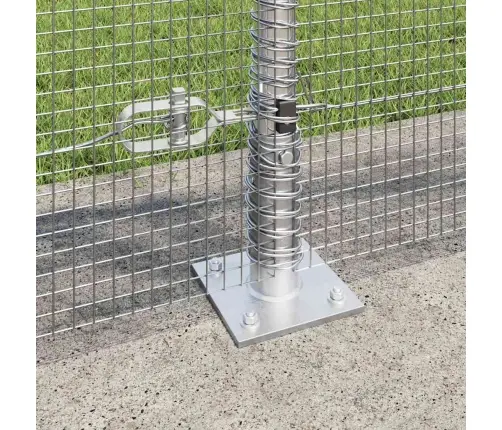 Tvora Su Stulpais Sidabro 1 X 50 M Plienas