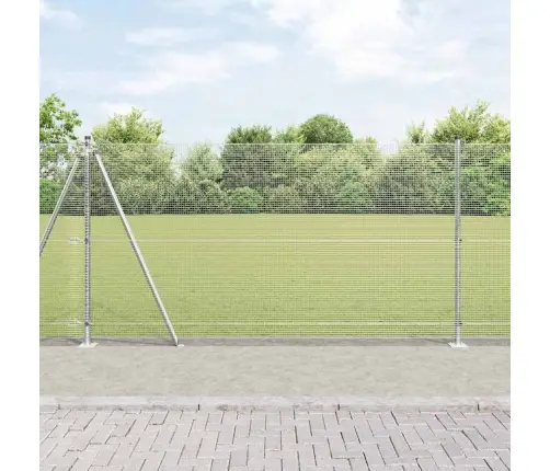 Tvora Su Stulpais Sidabro 1.2 X 50 M Plienas