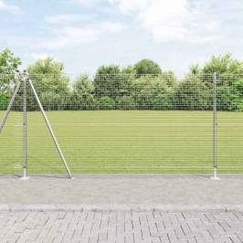 Tvora Su Stulpais Sidabro 1.2 X 50 M Plienas
