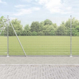 Žogs Ar Stabiem. Sudraba 1.5 X 50 M Tērauds Vidaxl
