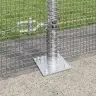 Žogs Ar Stabiem. Sudraba 1.5 X 50 M Tērauds Vidaxl