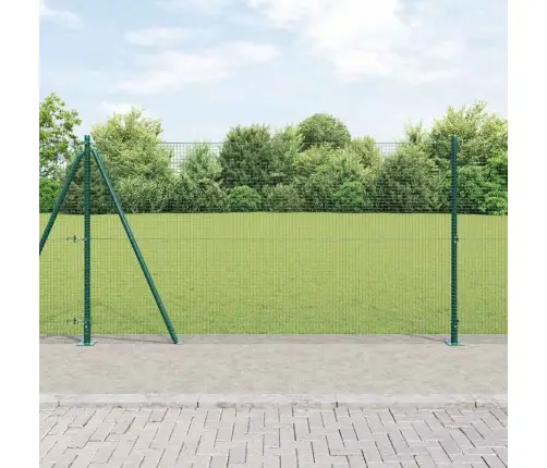 Tvora Su Stulpais Žalia 1.2 X 10 M Plienas