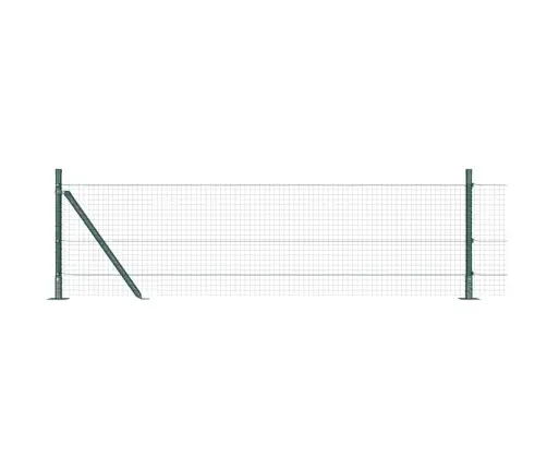 Tvora Su Stulpais Žalia 0.5 X 25 M Plienas